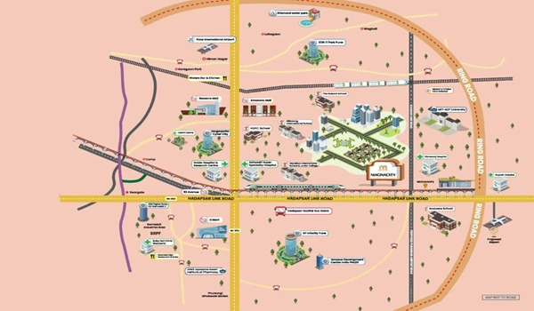 Kumar Magnacity Location Map